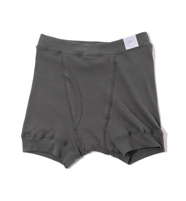 TOMORROWLAND HOME「コットンフライス ボクサーブリーフ」|インナー|17 チャコールグレー