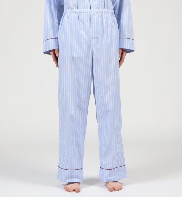 TOMORROWLAND HOME「コットンブロードストライプ パジャマ（メンズ）」|ルームウェア|