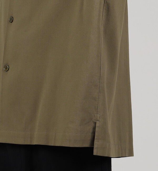 TOMORROWLAND MENS「コットンピケ オープンカラーシャツ」|シャツ・ブラウス|