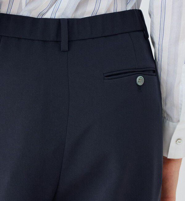 GALERIE VIE「ダブルクロス イージータックパンツ」|スラックス|