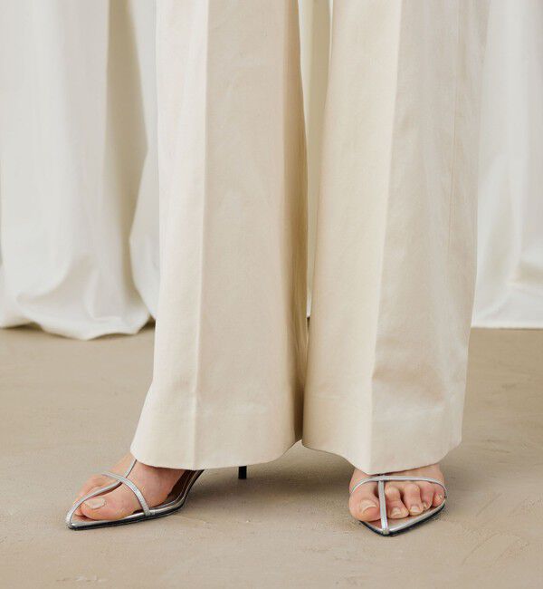 DES PRES「コットンサテン ジャンプスーツ」|オールインワン|