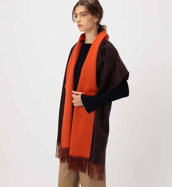 TOMORROWLAND GOODS「TOMORROWLAND カシミヤ ダブルフェイスストール」|ストール|