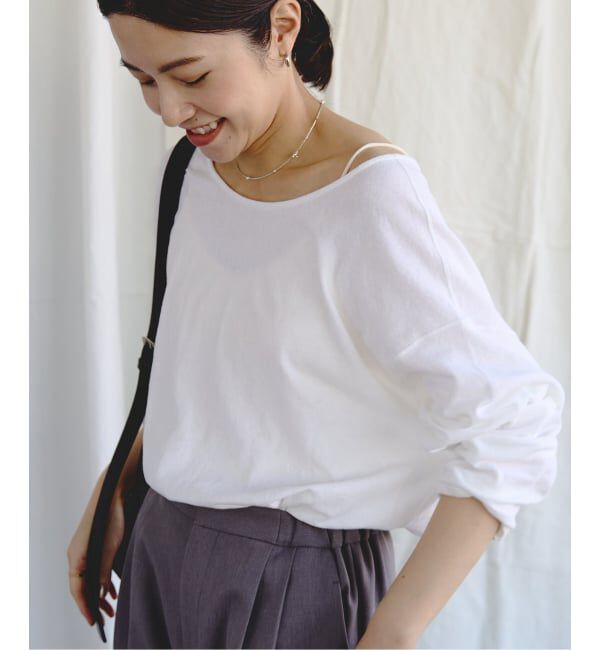 EMILYWEEK「《追加》Foggyコットン2WAYプルオーバー」|Tシャツ・カットソー|