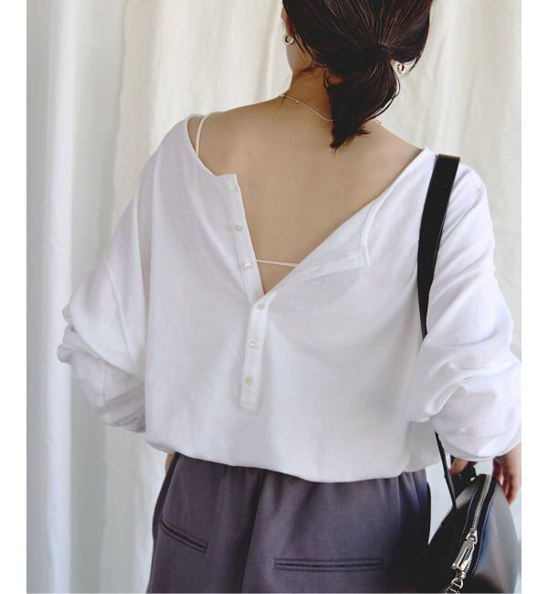 EMILYWEEK「《追加》Foggyコットン2WAYプルオーバー」|Tシャツ・カットソー|