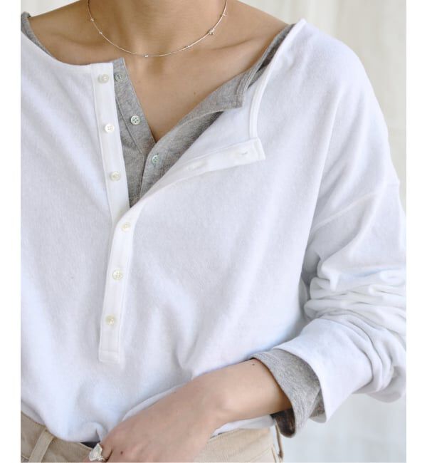 EMILYWEEK「《追加》Foggyコットン2WAYプルオーバー」|Tシャツ・カットソー|ホワイト