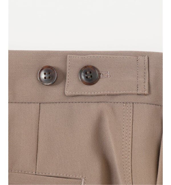 IENA LA BOUCLE「IENA LA BOUCLE ソフトダブルクロススラックス」|スラックス|