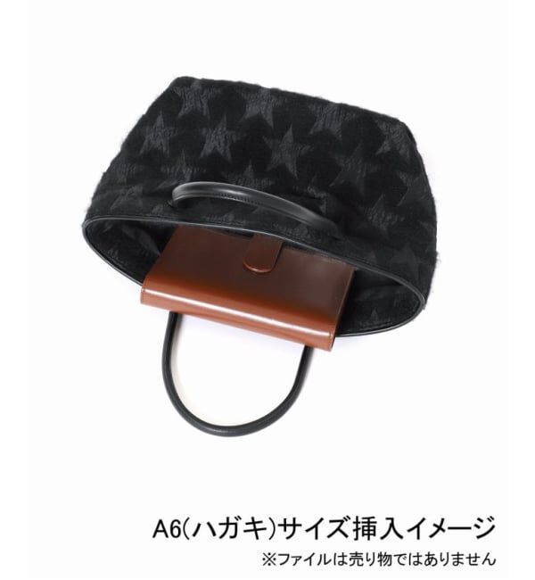 VERMEIL par iena「SHIME シィメ 別注STARジャガード MINI トートバッグ」|トートバッグ|