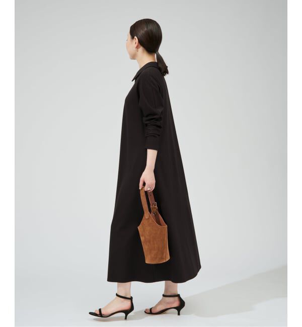 VERMEIL par iena「《追加》2WAYロールカラーワンピース」|ワンピース|