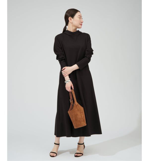 VERMEIL par iena「《追加》2WAYロールカラーワンピース」|ワンピース|