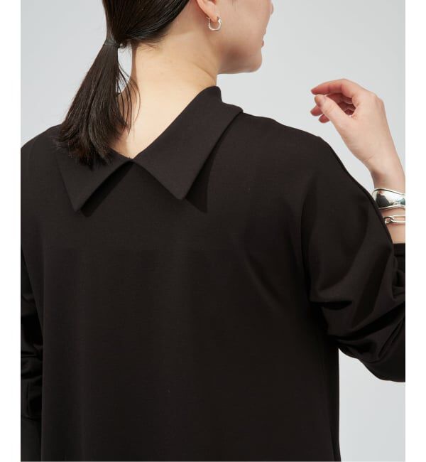 VERMEIL par iena「《追加》2WAYロールカラーワンピース」|ワンピース|