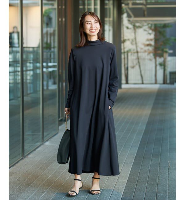 VERMEIL par iena「《追加》2WAYロールカラーワンピース」|ワンピース|