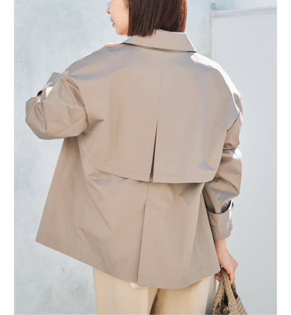 IENA「シングルトレンチショートコート」|トレンチコート|