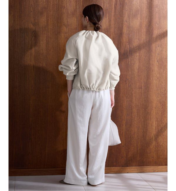 IENA「《新色あり/追加2》ウォッシャブル シアーノーカラーブルゾン」|その他|