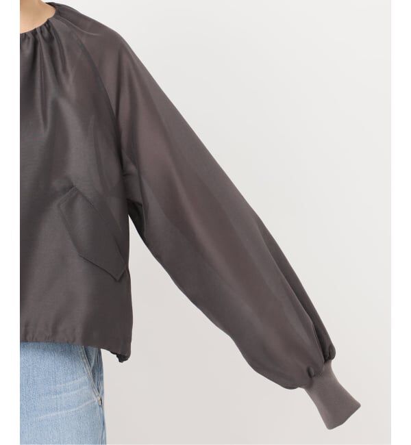 IENA「《新色あり/追加2》ウォッシャブル シアーノーカラーブルゾン」|その他|