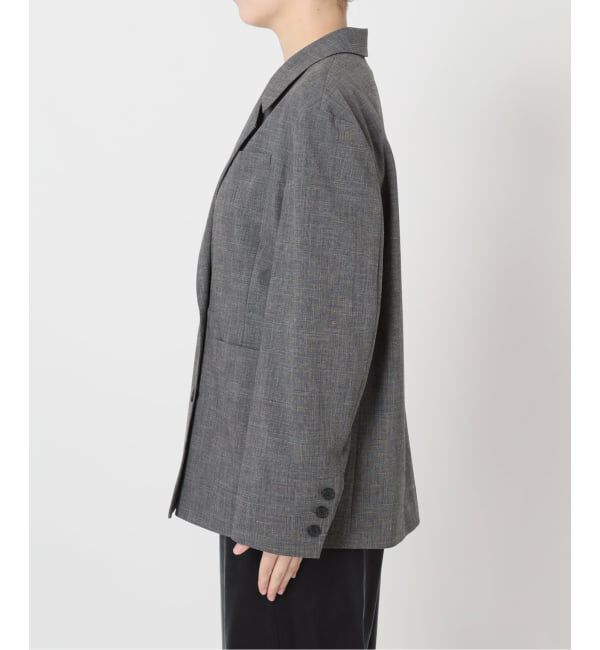 IENA LA BOUCLE「IENA LA BOUCLE グレンチェックダブルブレストジャケット」|テーラードジャケット|