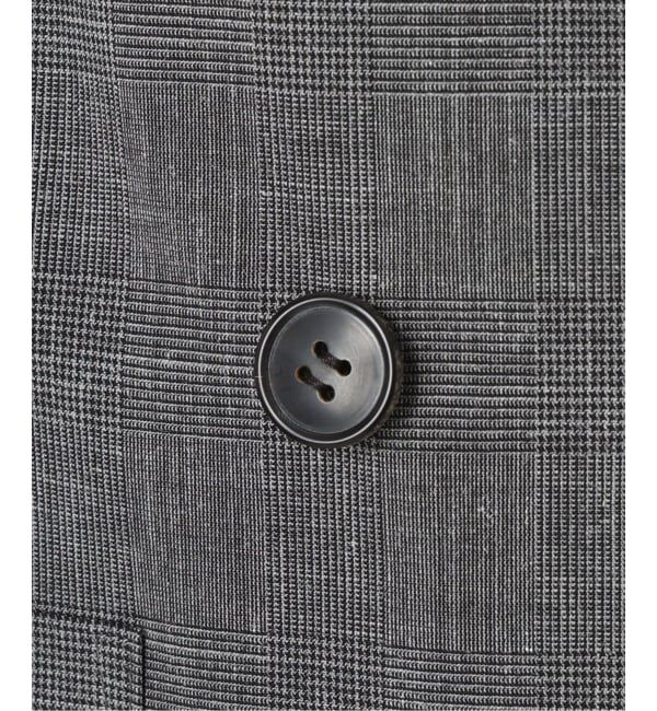 IENA LA BOUCLE「IENA LA BOUCLE グレンチェックダブルブレストジャケット」|テーラードジャケット|