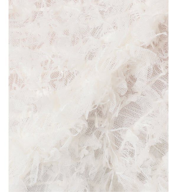 IENA「《追加》チュールテープ カーディガン」|カーディガン|