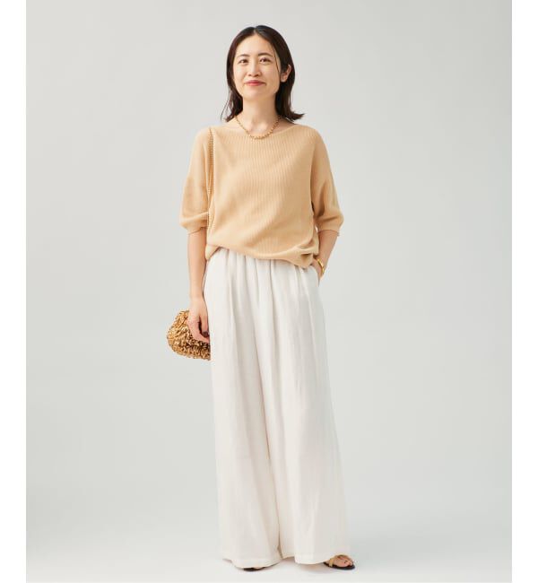 VERMEIL par iena「畔ワイドネックオーバープルオーバー」|ニット・セーター|