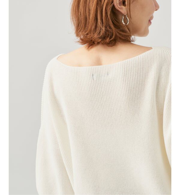 VERMEIL par iena「畔ワイドネックオーバープルオーバー」|ニット・セーター|