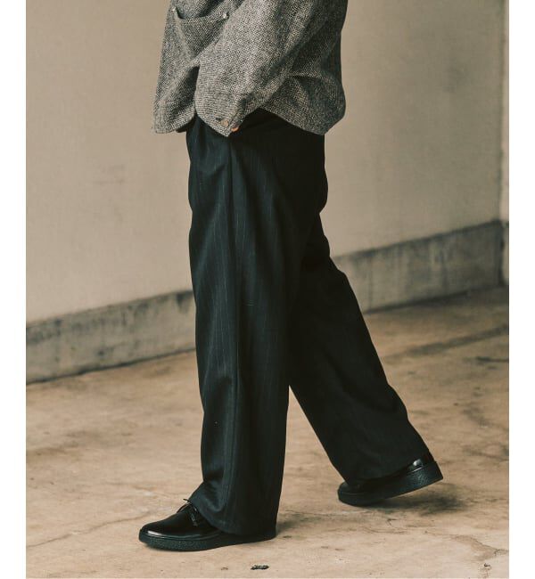 417 EDIFICE「【LE JAPON ATELIER】サックパンツ」|スラックス|