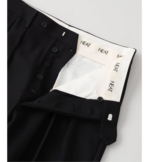 EDIFICE「NEAT（ニート）High Twisted Cotton Twill Wide」|スラックス|