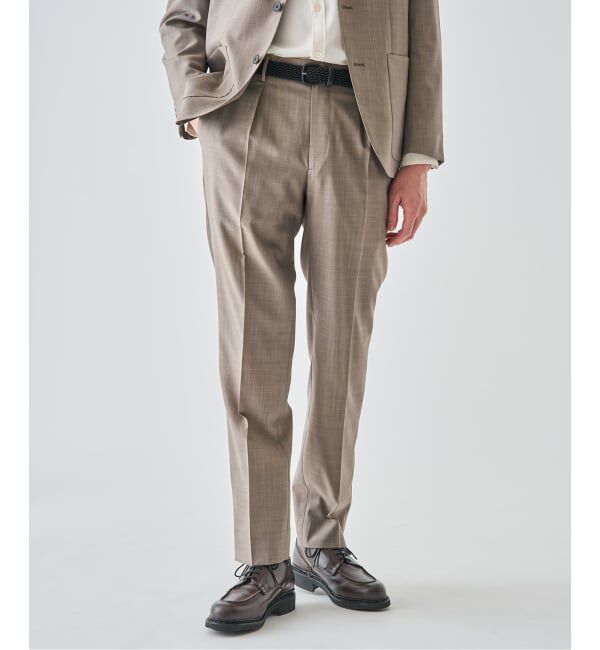 EDIFICE「Suncloth Comfy スラックス」|スラックス|ベージュ A