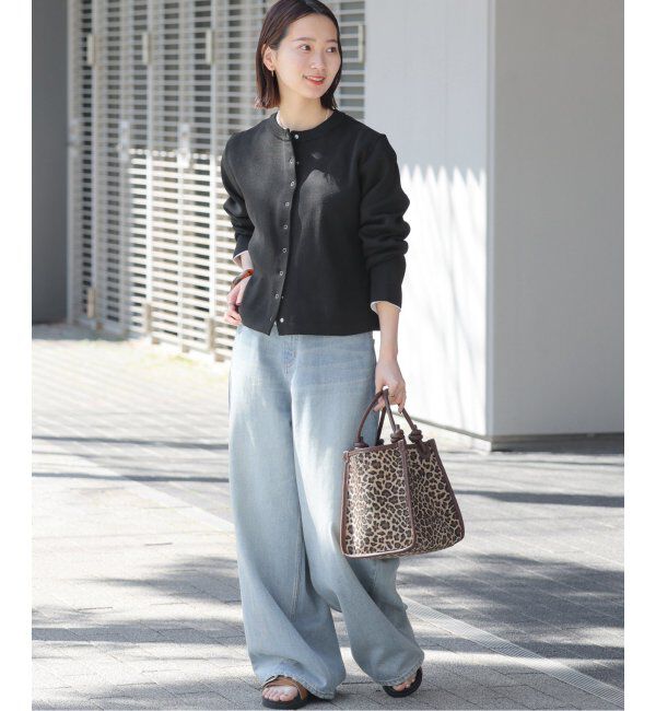 JOURNAL STANDARD relume「《WEB限定追加2》ウォッシャブルスポンジニットクルーネックカーディガン」|カーディガン|