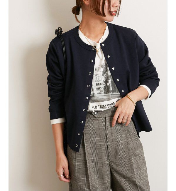 JOURNAL STANDARD relume「《WEB限定追加2》ウォッシャブルスポンジニットクルーネックカーディガン」|カーディガン|