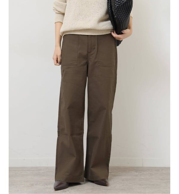 JOURNAL STANDARD relume「《追加25》ワイドベイカーパンツ」|カーゴ|ブラウン