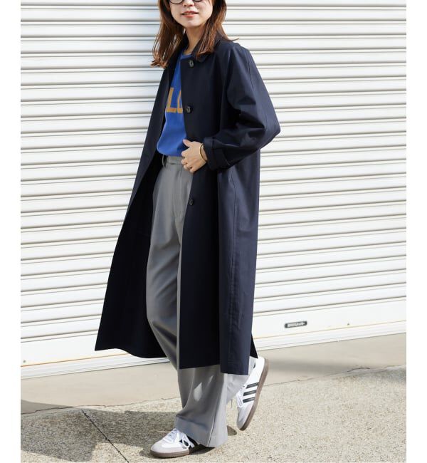 JOURNAL STANDARD relume「《追加2》スーピマコットンステンカラーコート」|ステンカラーコート|