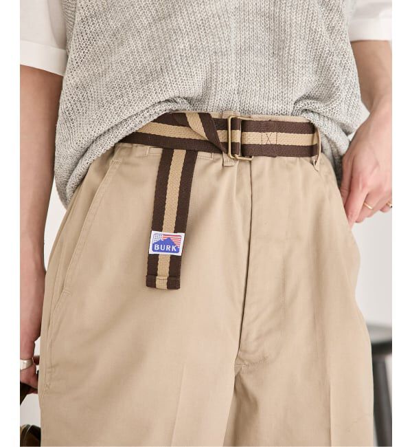 JOURNAL STANDARD「【BURK / バーク】ベルトツキチノパンツ」|チノ|