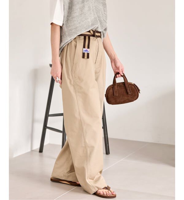 JOURNAL STANDARD「【BURK / バーク】ベルトツキチノパンツ」|チノ|