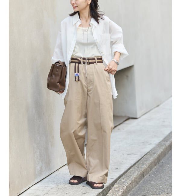 JOURNAL STANDARD「【BURK / バーク】ベルトツキチノパンツ」|チノ|