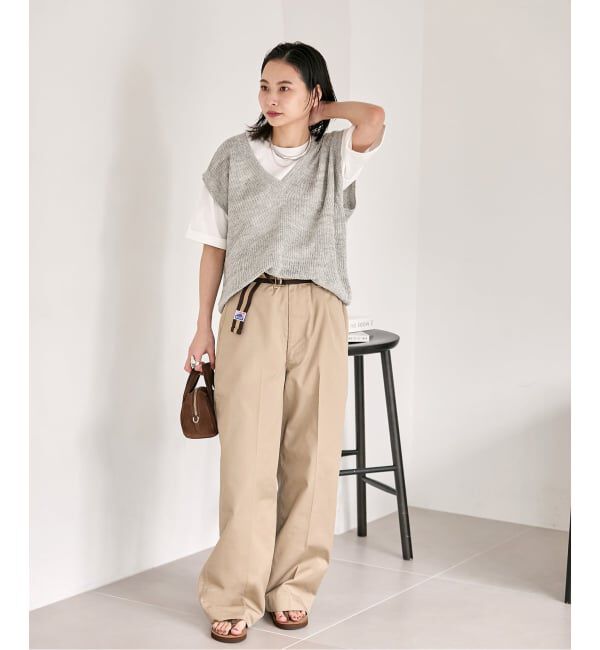 JOURNAL STANDARD「【BURK / バーク】ベルトツキチノパンツ」|チノ|