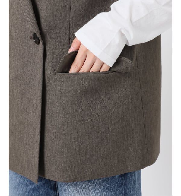 Spick and Span「《手洗い可》エアリーブレンドダブルブレストジレ」|その他|