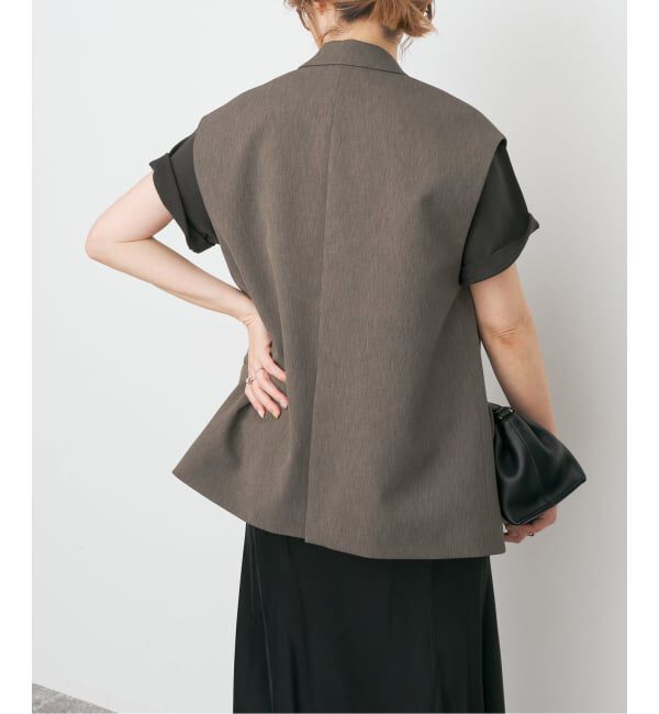 Spick and Span「《手洗い可》エアリーブレンドダブルブレストジレ」|その他|