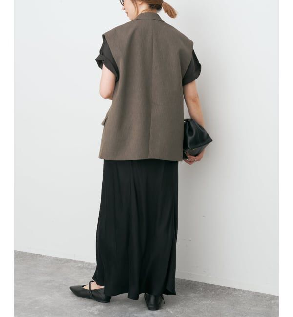 Spick and Span「《手洗い可》エアリーブレンドダブルブレストジレ」|その他|