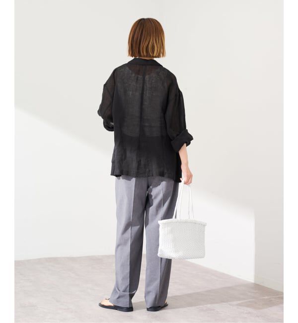 FRAMeWORK「LINENメッシュジャケット」|テーラードジャケット|