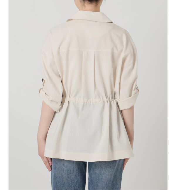  「【洗える】リネン混ワークシャツジャケット」|その他|