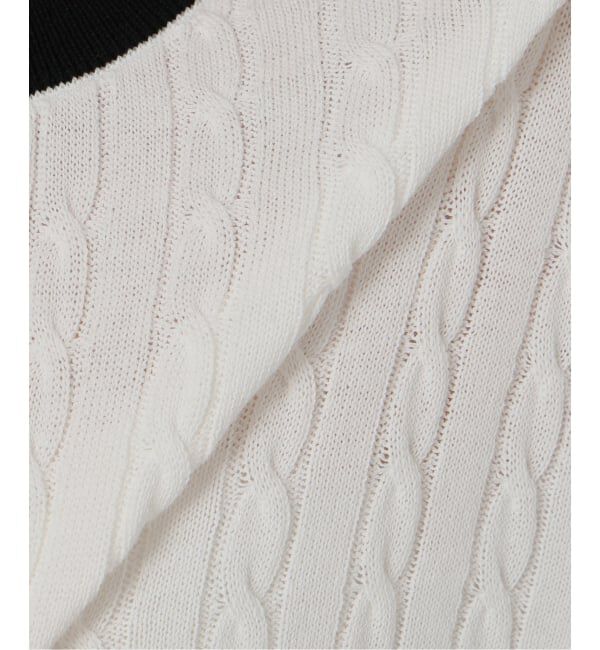  「【洗える】ケーブルニットカーディガン」|カーディガン|