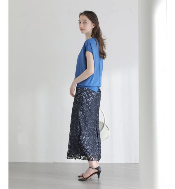  「【洗える】接触冷感ウォッシャブルフレンチプルオーバー」|ニット・セーター|