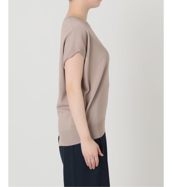  「【洗える】接触冷感ウォッシャブルフレンチプルオーバー」|ニット・セーター|