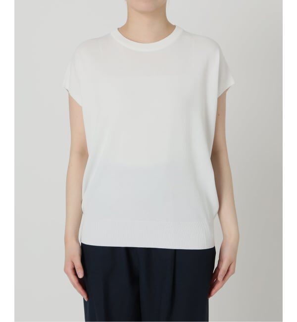  「【洗える】接触冷感ウォッシャブルフレンチプルオーバー」|ニット・セーター|