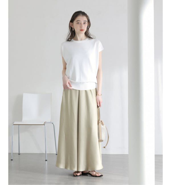  「【洗える】接触冷感ウォッシャブルフレンチプルオーバー」|ニット・セーター|