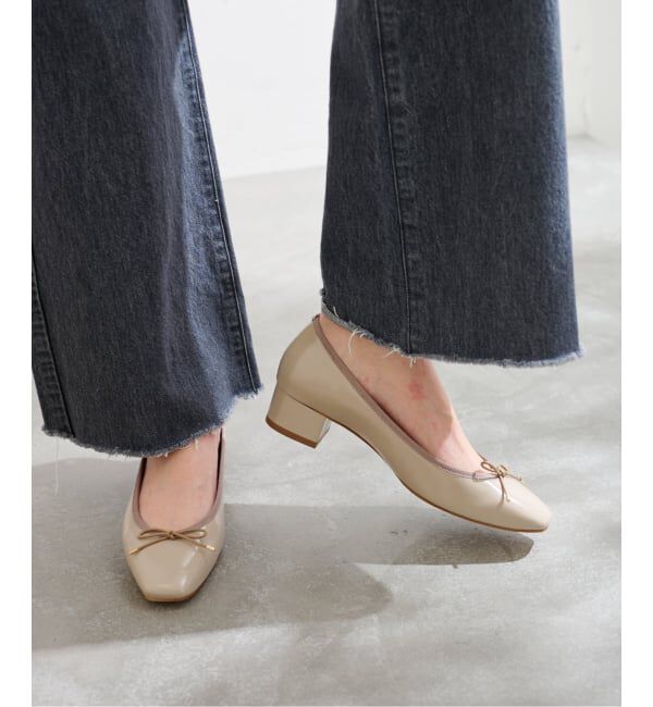  「《追加》3.5cmスクエアバレエパンプス」|パンプス|