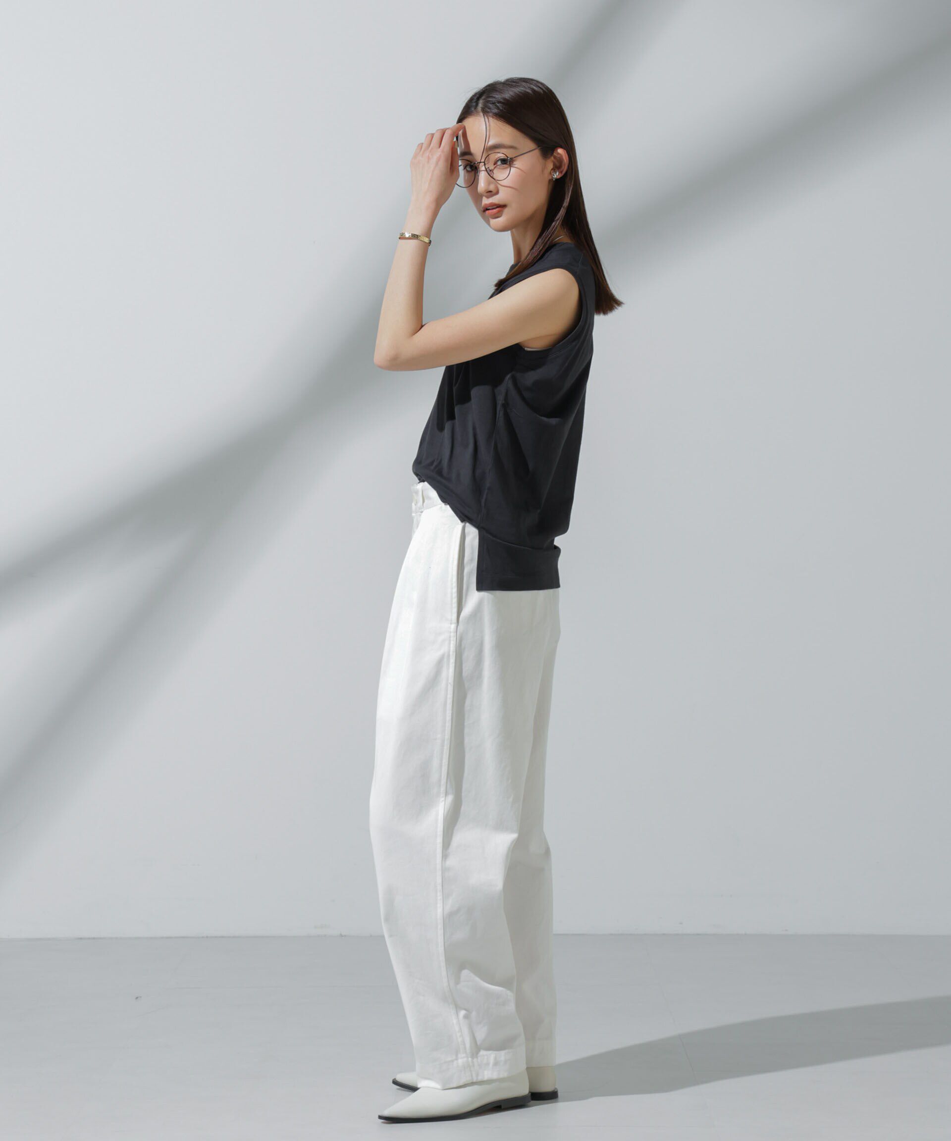 nano･universe「Anti Soaked(R) 汗染み防止 ノースリーブTシャツ」|Tシャツ・カットソー|