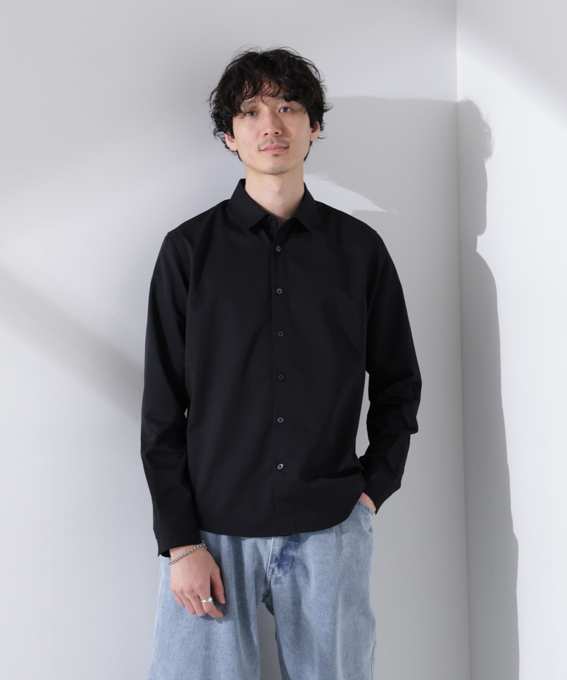 nano･universe「スタンダードレギュラーカラーシャツ/長袖」|シャツ・ブラウス|