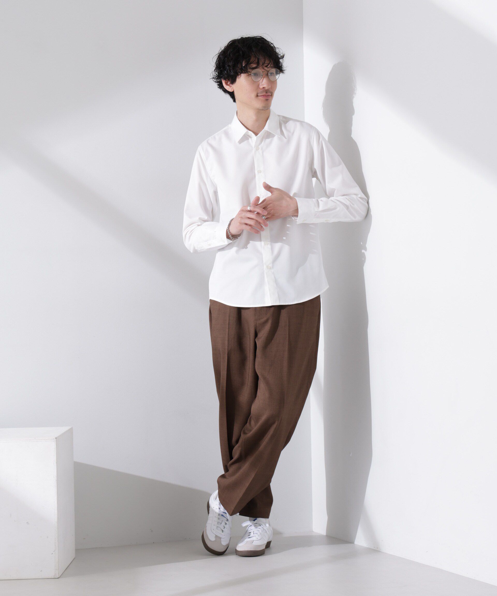 nano･universe「スタンダードレギュラーカラーシャツ/長袖」|シャツ・ブラウス|