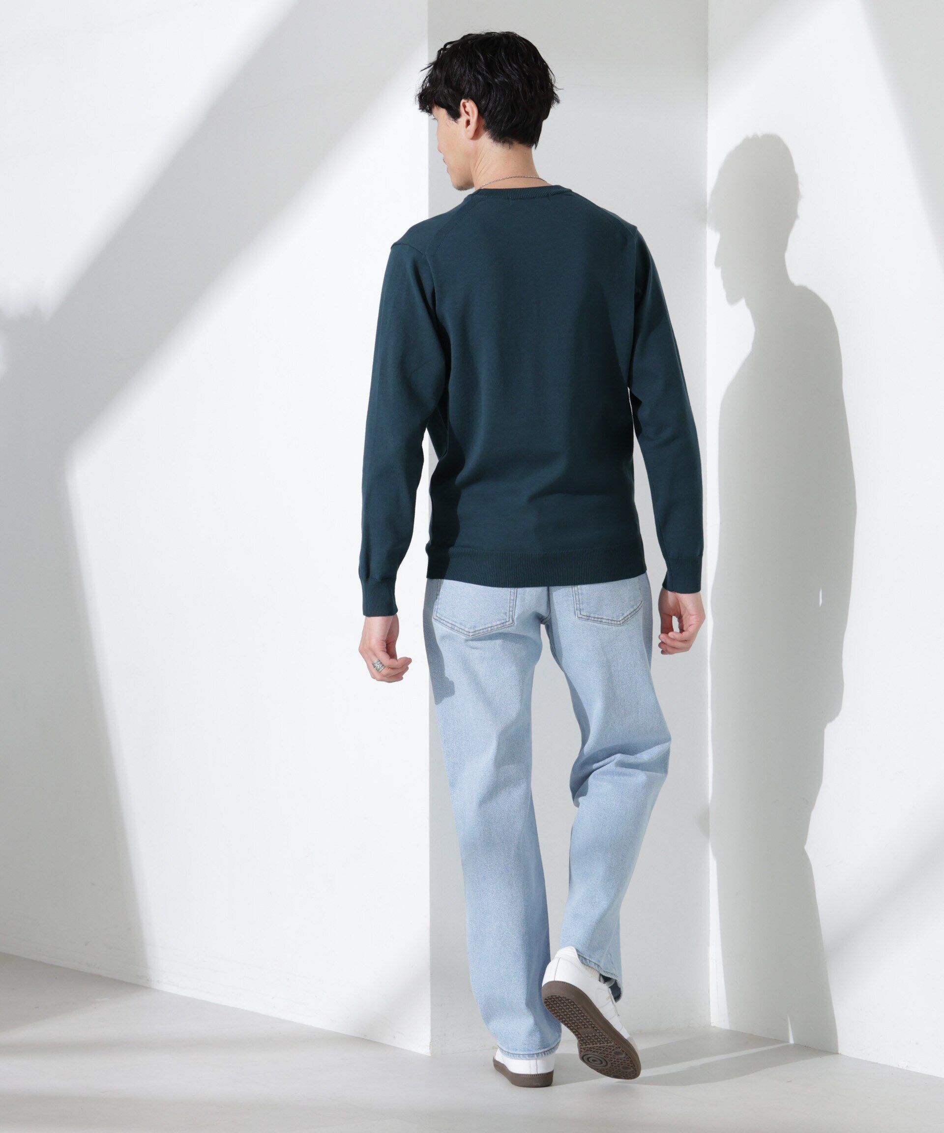 nano･universe「プレーティングスタンダードニット」|ニット・セーター|