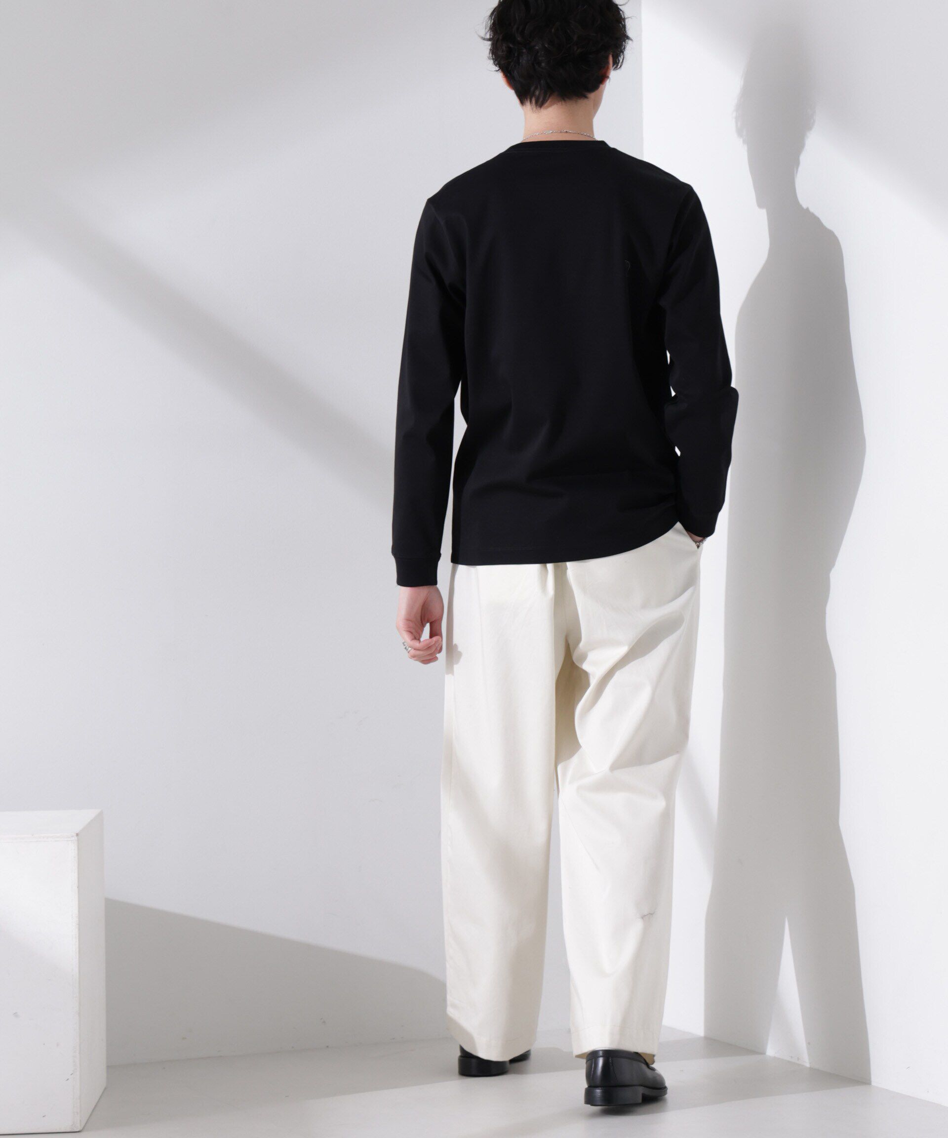 nano･universe「アンチスメル クルーネックTシャツ 長袖」|Tシャツ・カットソー|